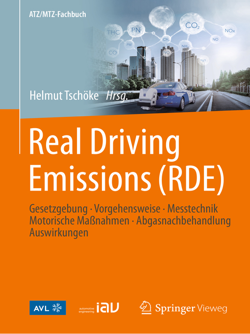 Title details for Real Driving Emissions (RDE) by Helmut Tschöke - Available